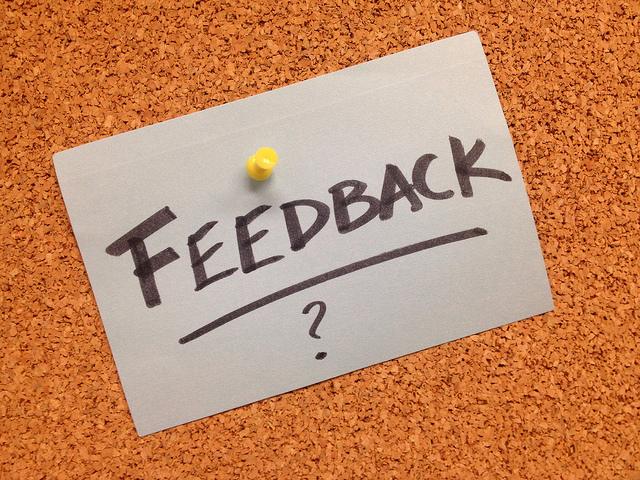 Don’t Be Afraid to Get Feedback